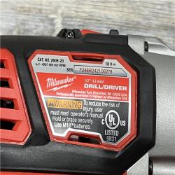 AS-IS Milwaukee M18 18V Cordless Brushed 2 Tool Drill/Driver and Impact Driver Kit