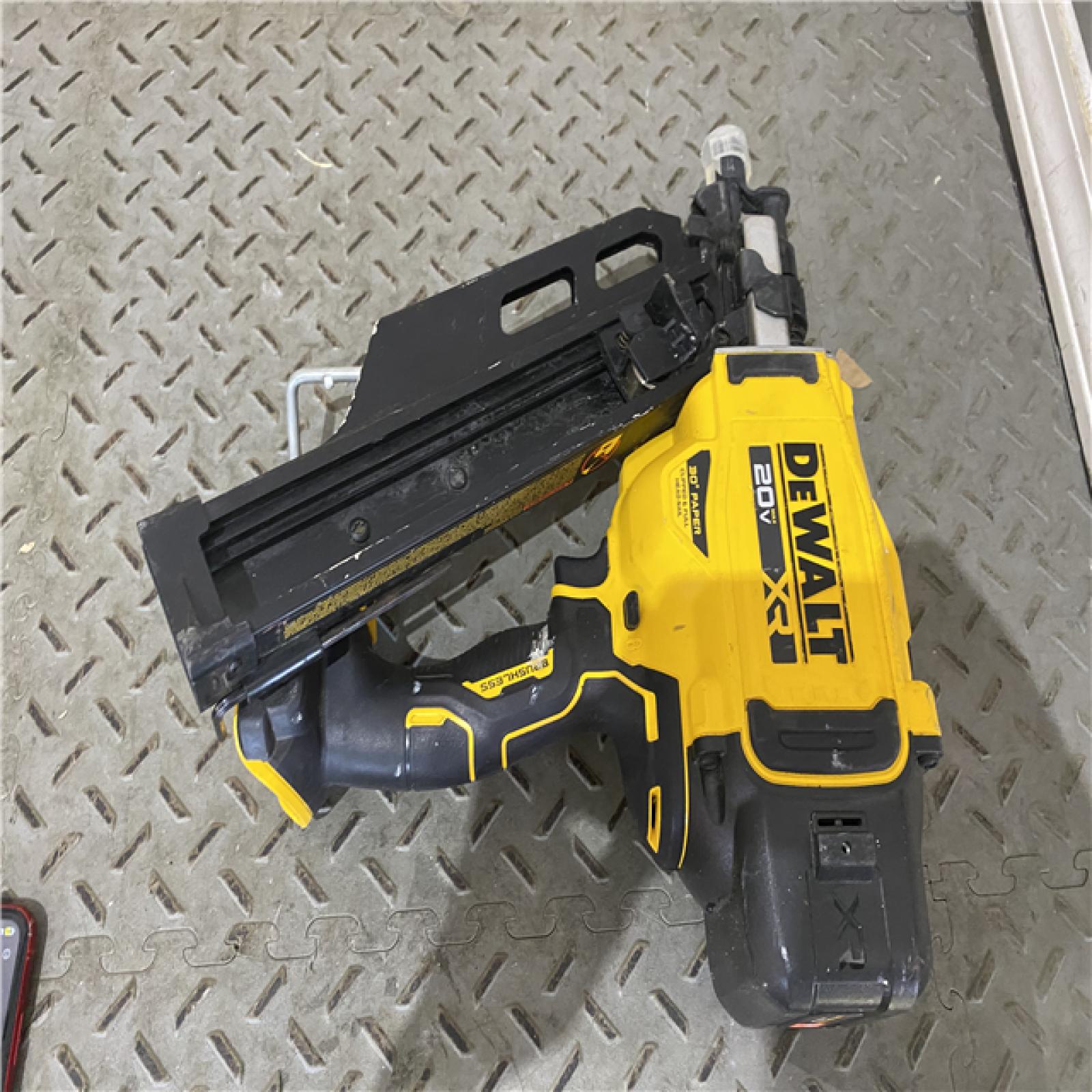 Houston location AS-IS DEWALT 20-Volt 30Â° Cordless Framing Nailer (Tool-Only)