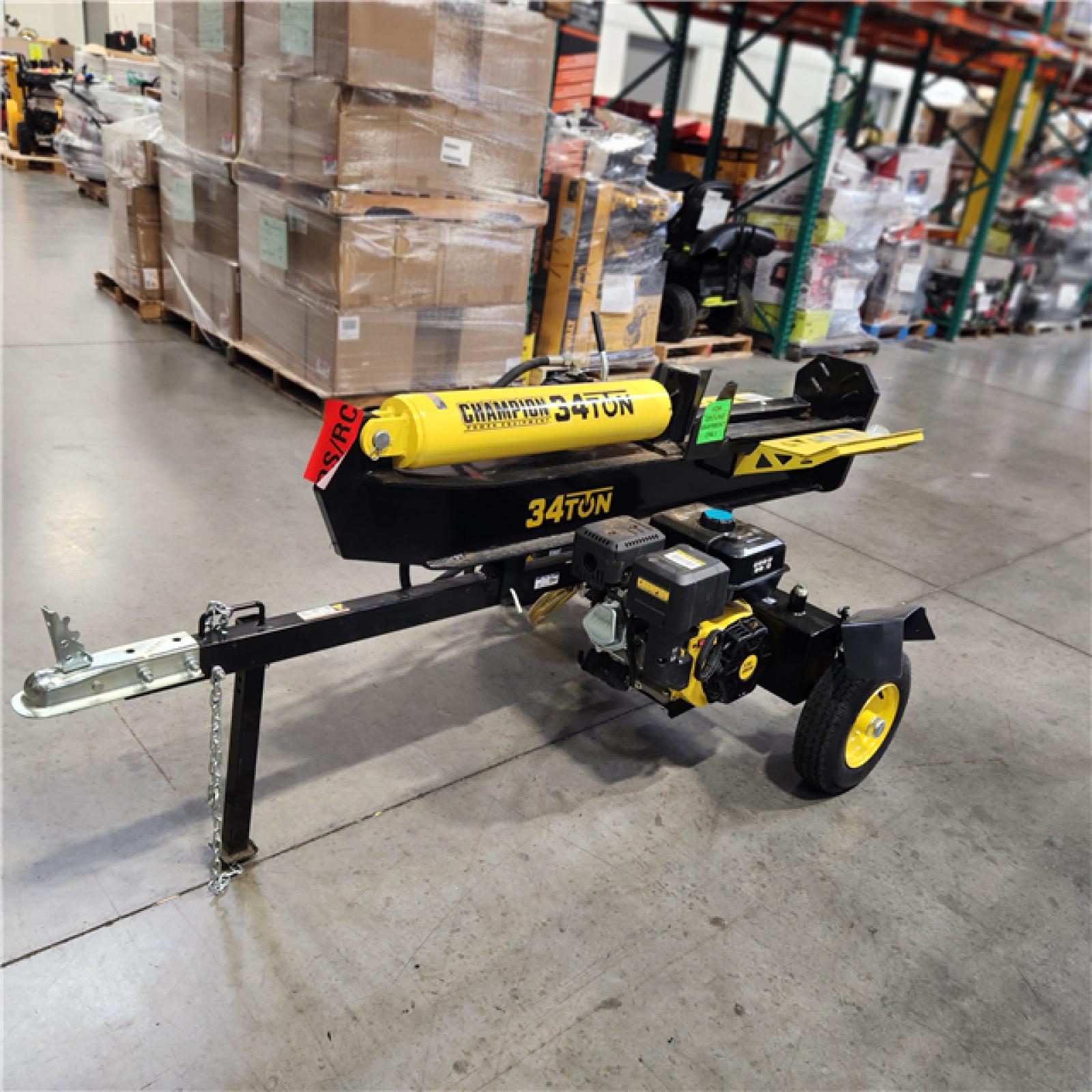 Dallas Location - As-Is Champion Power Equipment 34 Ton Wood Log Splitter