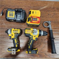 NEW 20V MAX Cordless Brushless Hammer Drill/Driver 2 Tool Combo Kit with FLEXVOLT ADVANTAGE