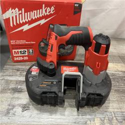 AS-IS MILWAUKEE M12 CORDLESS SUB-COMPACT BAND SAW