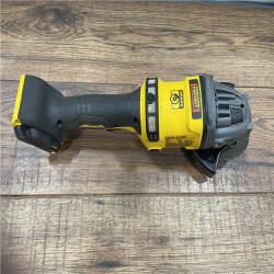 AS-IS DeWalt 60V MAX FLEXVOLT Cordless Brushless 4.5 in. Small Angle Grinder with Kickback Brake (Tool Only)