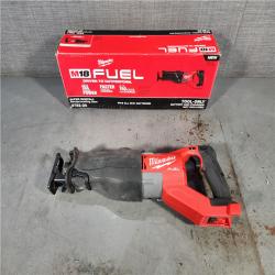 HOUSTON LOCATION - AS-IS Milwaukee M18 Fuel 18V Brushless Super Sawzall Reciprocating Saw 2722-20 (Bare Tool)