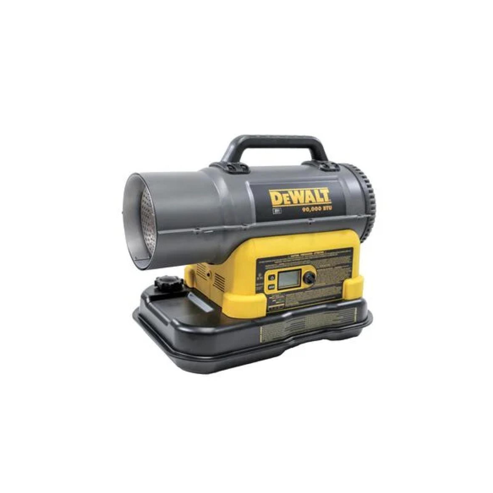 NEW! - DEWALT 90,000 BTU DeWalt Cordless Forced Air Kerosene/Diesel Heater