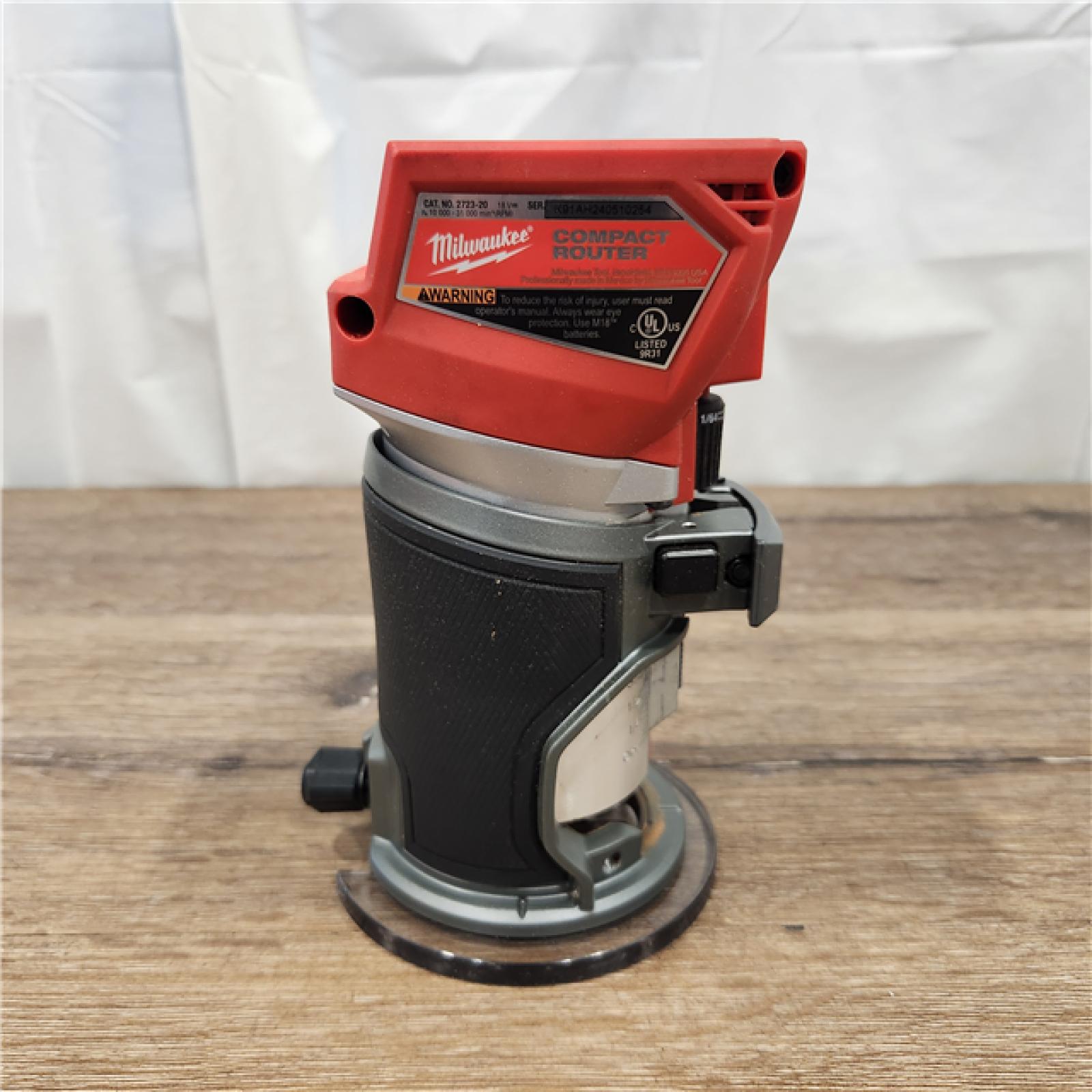 AS-IS Milwaukee M18 FUEL Compact Router Bare