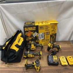 AS IS DEWALT 20V MAX* XR 4-Tool Combo Kit