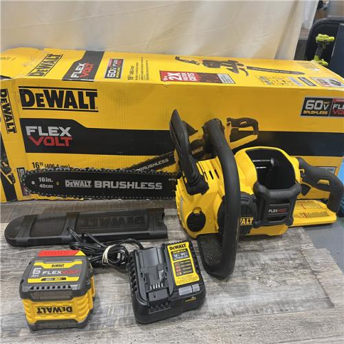 AS-IS DeWalt FLEXVOLT 60V MAX Lithium-Ion Brushless Cordless 16in. Chainsaw Kit