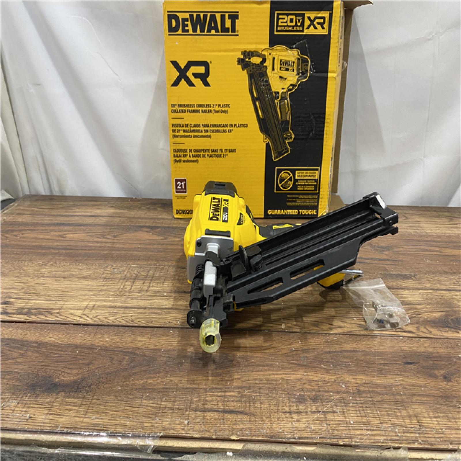 A IS DEWALT 20-Volt 21Â° Cordless Framing Nailer (Tool-Only)