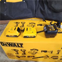 HOUSTON LOCATION - AS-IS (APPEARS LIKE NEW) DEWALT 20-Volt Max Lithium-Ion 10-Tool Cordless Combo Kit with Two 2.0 Ah Batteries, Charger and 2 Bags