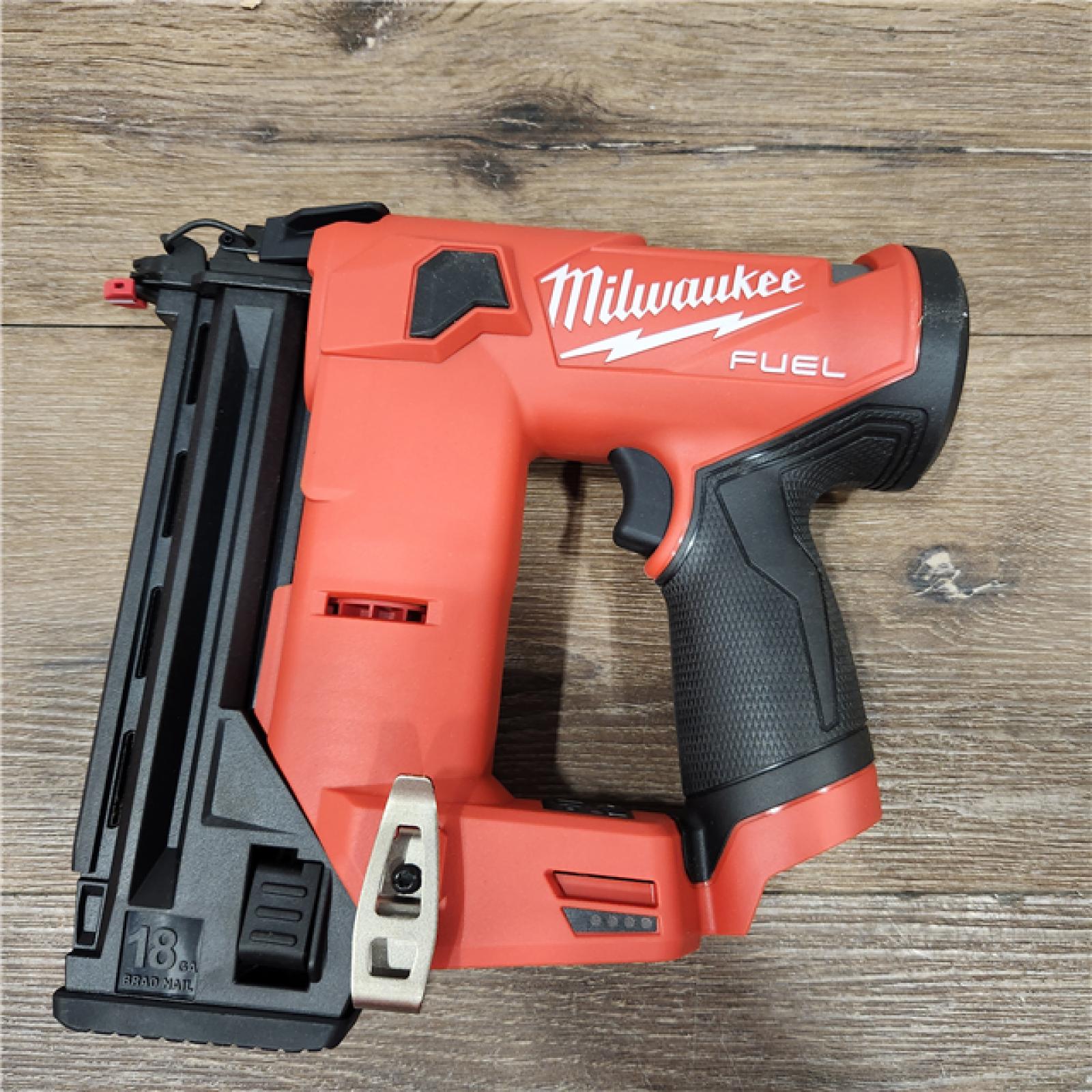 AS-IS M12 FUEL 12-Volt Lithium-Ion Brushless Cordless 18-Guage Compact Brad Nailer (Tool Only)