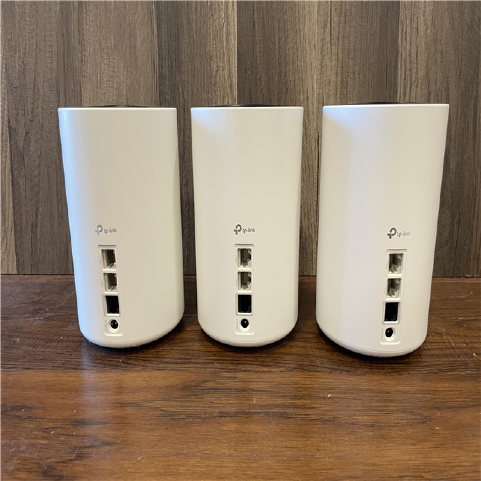 AS-IS TP-Link Deco XE75 Pro AXE5400 Tri-Band Mesh Wi-Fi 6E System - White - 3 Pack