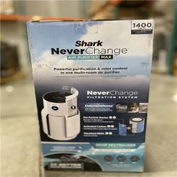 NEW! - Shark NeverChange HEPA Filter Whole Home Tower Air Purifier 1400 sq.ft w/ Odor Neutralization & Clean Sense Technology, White