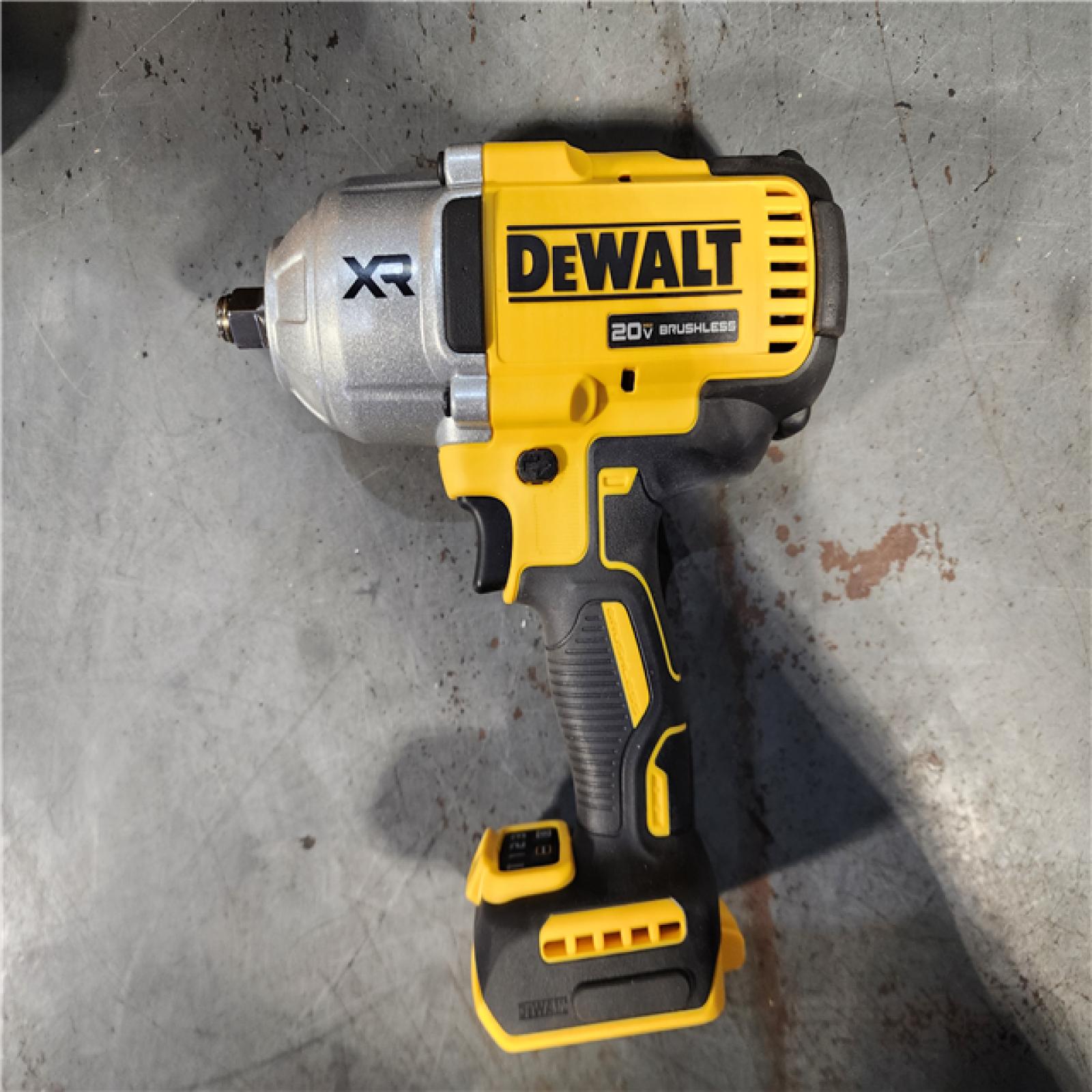 HOUSTON LOCATION - AS-IS (APPEARS LIKE NEW) DEWALT 20V MAX* XR 1/2  High Torque Impact Wrench with Hog Ring Anvil