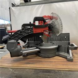 AS-IS Milwaukee M18 FUEL Brushless Cordless 10 in. Dual Bevel Sliding Compound Miter Saw (Tool-Only)