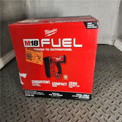 HOUSTON LOCATION - AS-IS Milwaukee M18 Fuel 18V Brushless 18-Gauge Brad Nailer 2746-20 (Bare Tool)