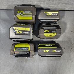 HOUSTON LOCATION - AS-IS RYOBI BATTERY PACK QTY - 15