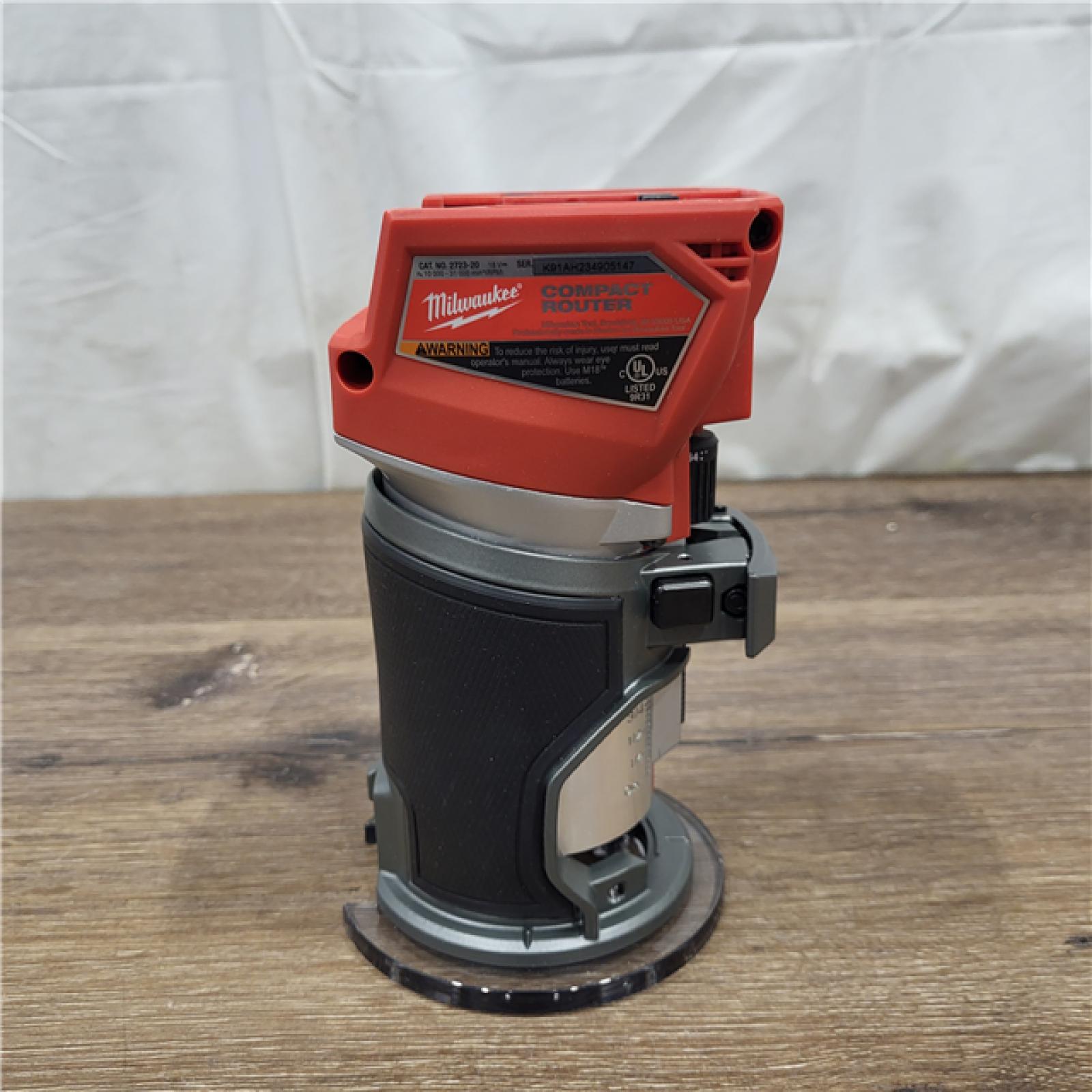 AS-IS Milwaukee M18 FUEL Compact Router Bare