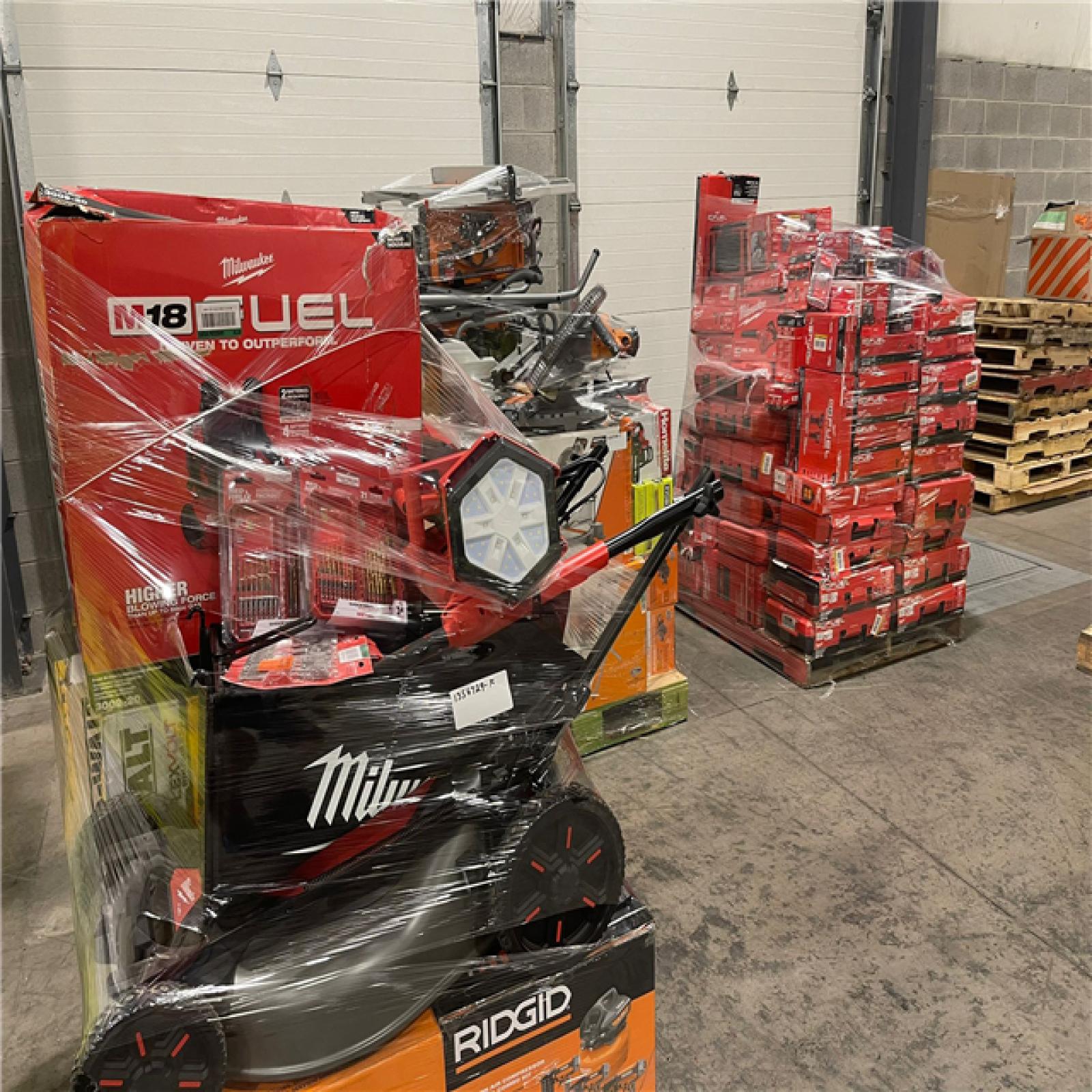 Pittston Location As-Is Power Tools Partial Truckload (4 pallets) 1356729-F