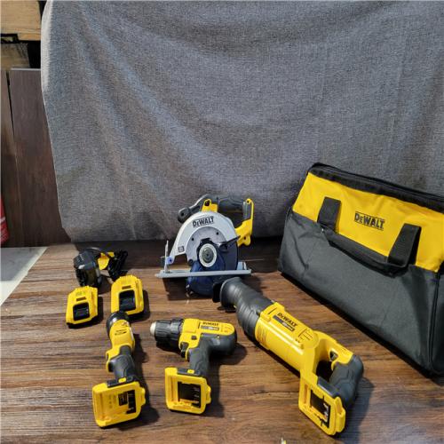 California New DEWALT 4-Tool Combo Kit (2 Batteries, 1 Charger, and Bag Included)