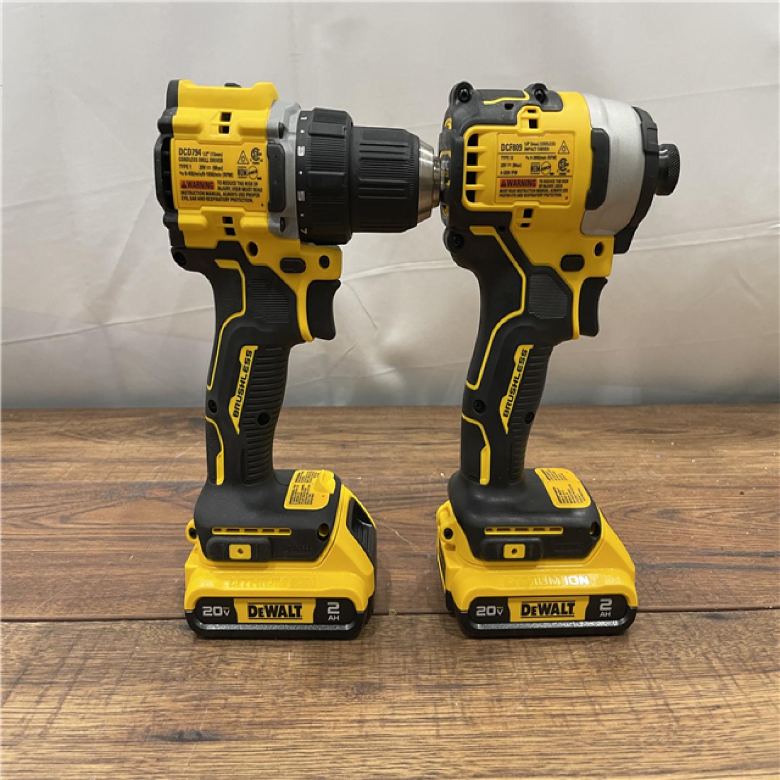 AS-IS DEWALT ATOMIC 20-Volt MAX Lithium-Ion Cordless Combo Kit (2-Tool)