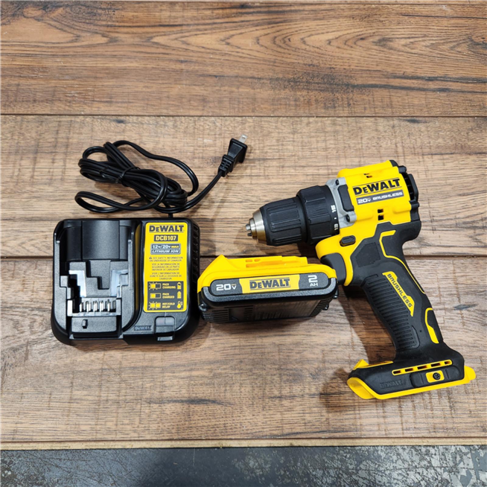 AS-IS DeWalt ATOMIC COMPACT SERIESâ„¢ 20V MAX* Brushless Cordless 1/2 in. Drill/Driver