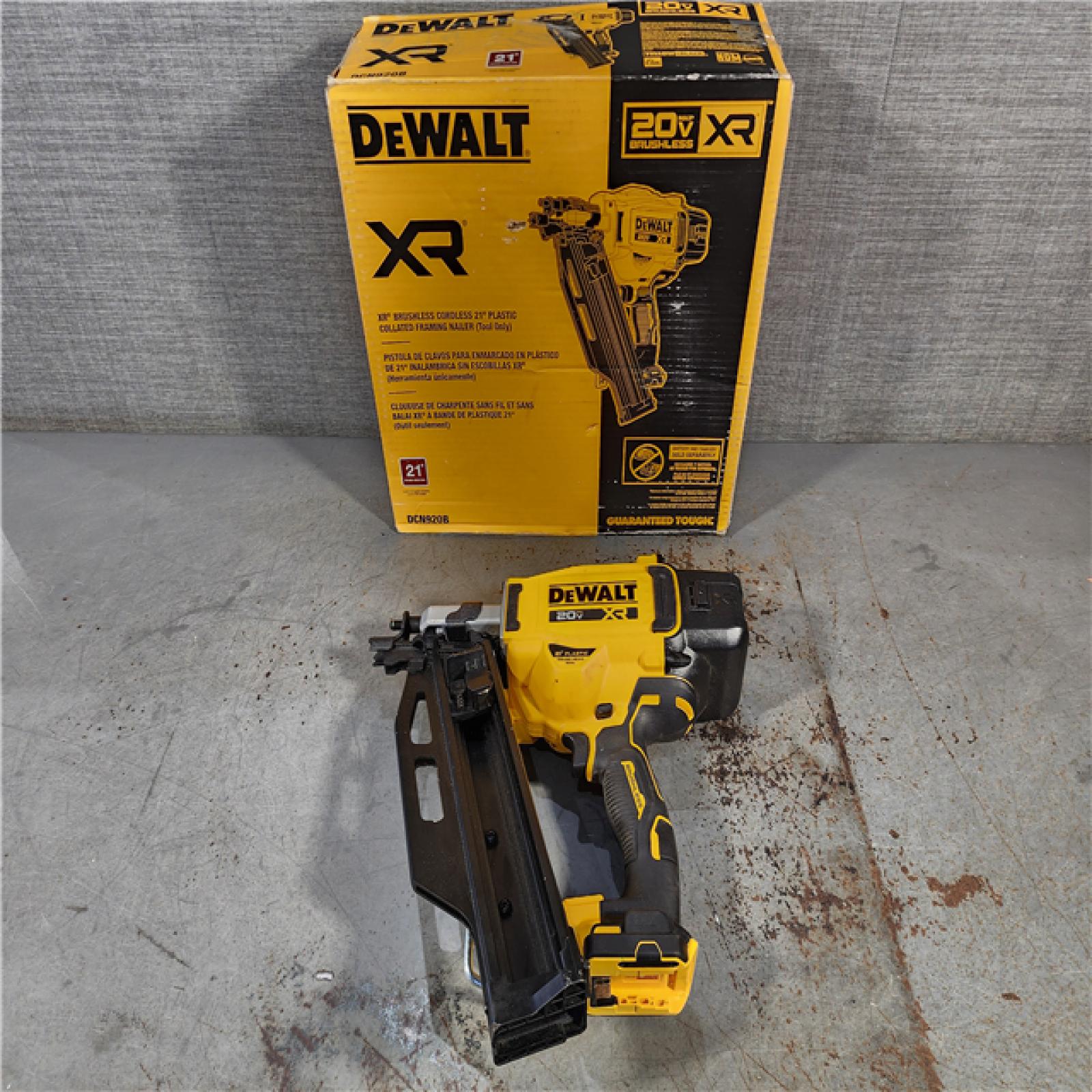 HOUSTON LOCATION - AS-IS DEWALT 20-Volt 21Â° Cordless Framing Nailer (Tool-Only)