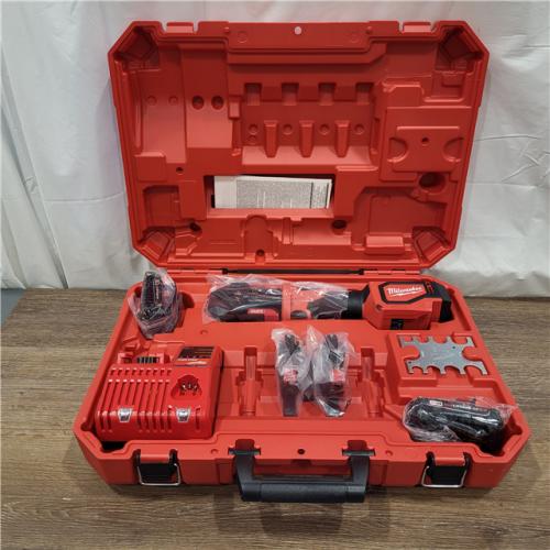 AS-IS Milwaukee-2674-22C M18 Short Throw Press Tool Kit W/ PEX Crimp Jaws