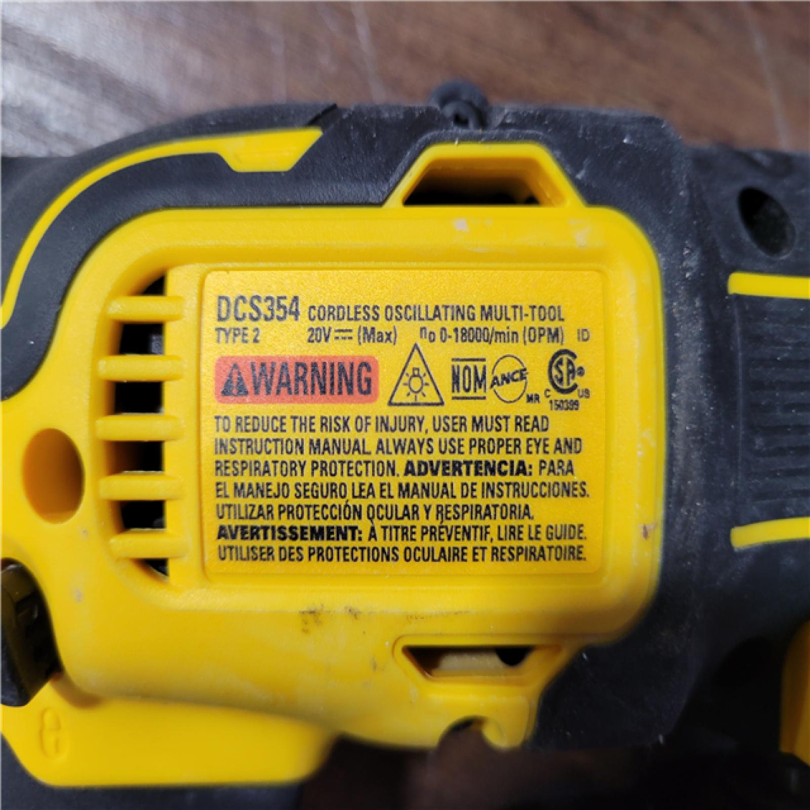 CALIFORNIA USED DEWALT BRUSHLESS 4-TOOL COMBO KIT (2 BATTERIES, 1 CHARGER, AND BAG INCLUDED)