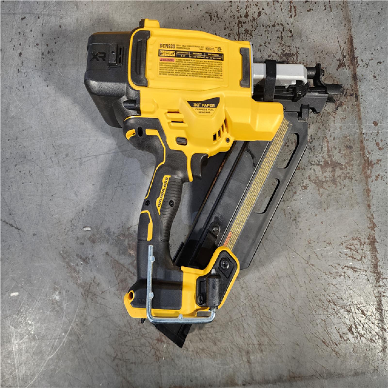 HOUSTON LOCATION - AS-IS DEWALT 20-Volt 30Â° Cordless Framing Nailer (Tool-Only)