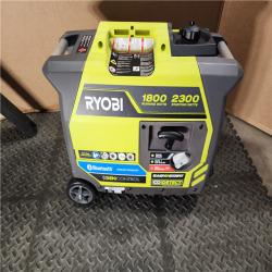 HOUSTON LOCATION - AS-IS RYOBI 2,300-Watt Recoil Start Bluetooth Super Quiet Gasoline Powered Digital Inverter Generator with CO Shutdown Sensor