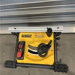 AS-IS DEWALT 15 Amp Corded 8-1/4 in. Compact Portable Jobsite Tablesaw (Stand Not Included)
