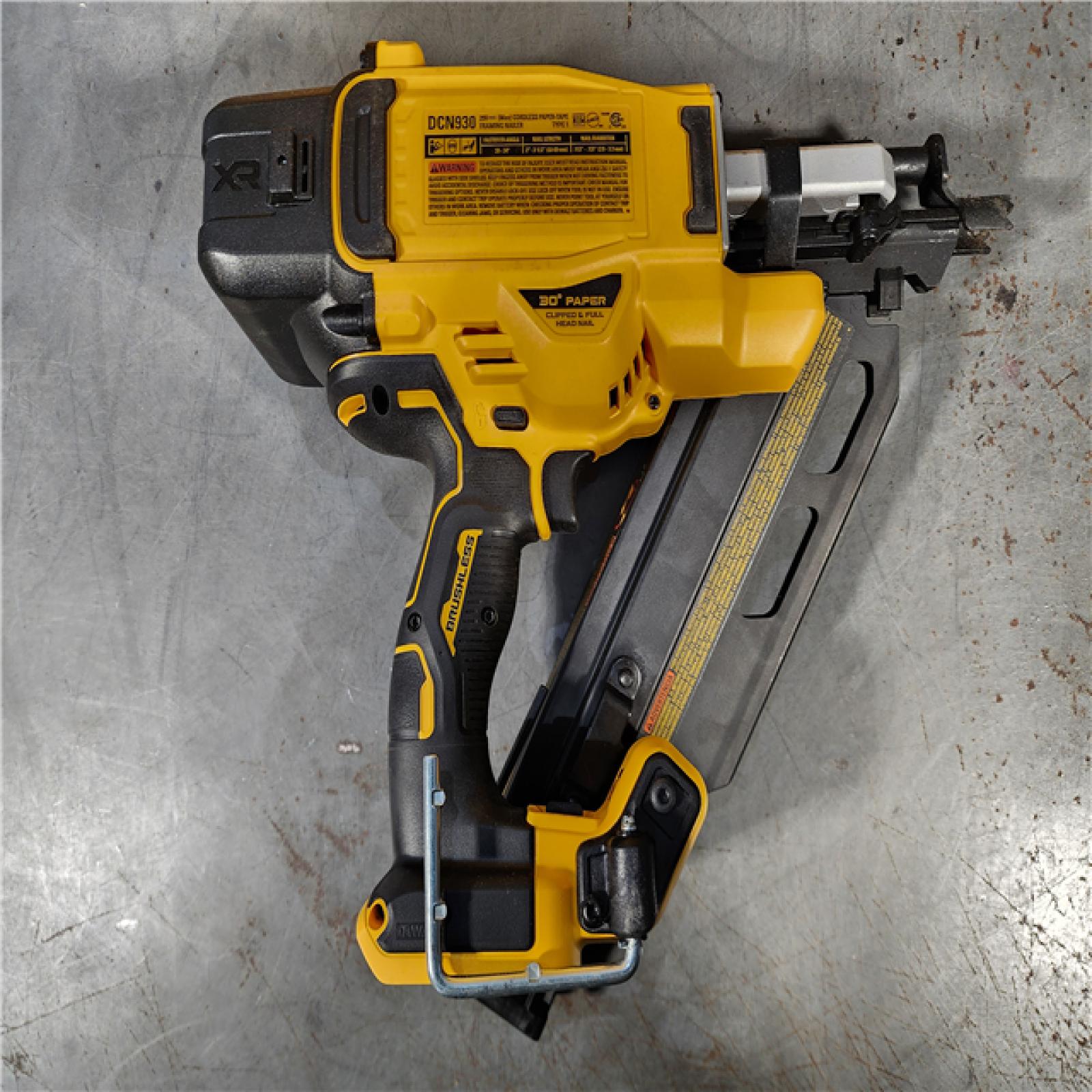 HOUSTON LOCATION - AS-IS DEWALT 20-Volt 30Â° Cordless Framing Nailer (Tool-Only)