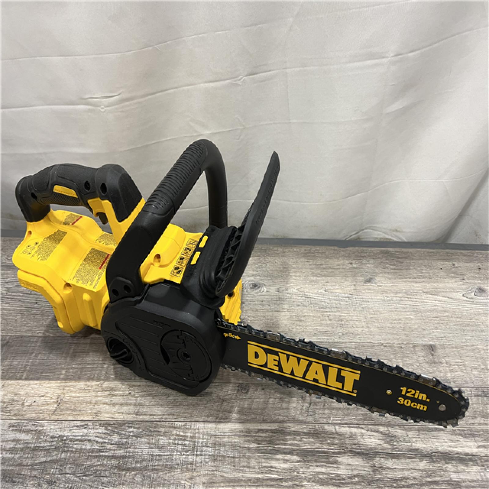 AS-IS DEWALT 20V MAX 12in. Brushless Cordless Battery Powered Chainsaw (Tool Only)