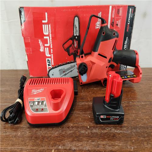 AS-IS Milwaukee M12 FUEL Lithium-Ion Brushless Cordless 6 in. HATCHET Pruning Saw Kit