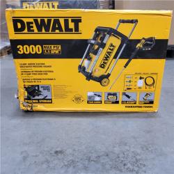 AS-IS DEWALT 3000 PSI 1.1 GPM 15 Amp Cold Water Electric Pressure Washer with Internal Equipment Storage