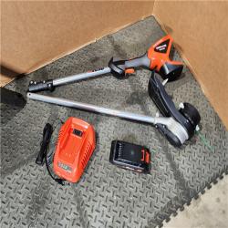 HOUSTON LOCATION - AS-IS (APPEARS LIKE NEW) Echo EFORCE 56V 16 in. Brushless Cordless Battery String Trimmer with 2.5Ah Battery and Charger - DSRM-2100