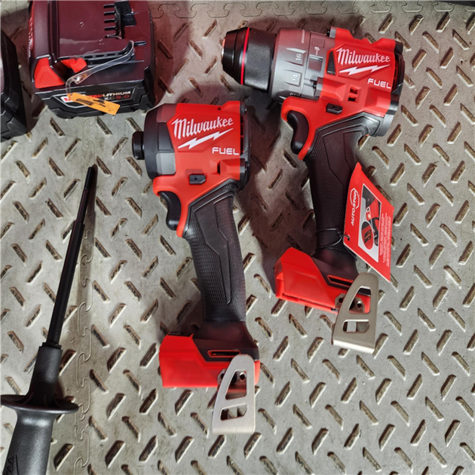 HOUSTON LOCATION - AS-IS (APPEARS LIKE NEW) M18 FUEL 18V Lithium-Ion Brushless Cordless Hammer Drill and Impact Driver Combo Kit (2-Tool) with 2 Batteries