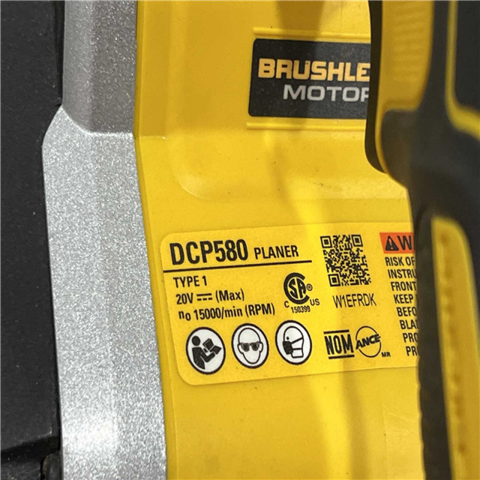 AS-IS DEWALT DCP580B 20V MAX Lithium Ion Brushless Planer