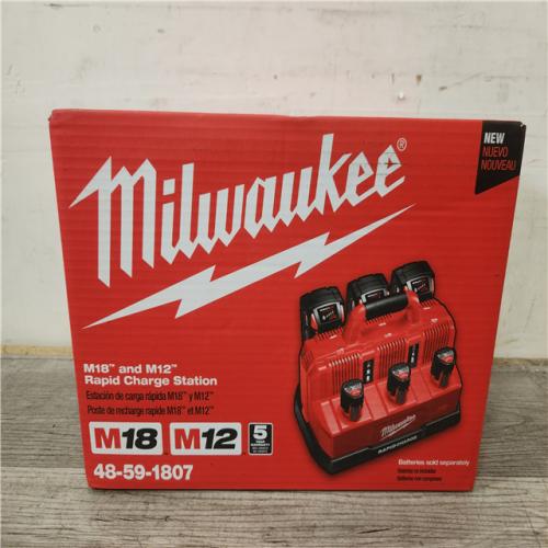 Phoenix Location NEW Milwaukee M18 18-Volt Lithium-Ion 6-Port Sequential Battery Charger