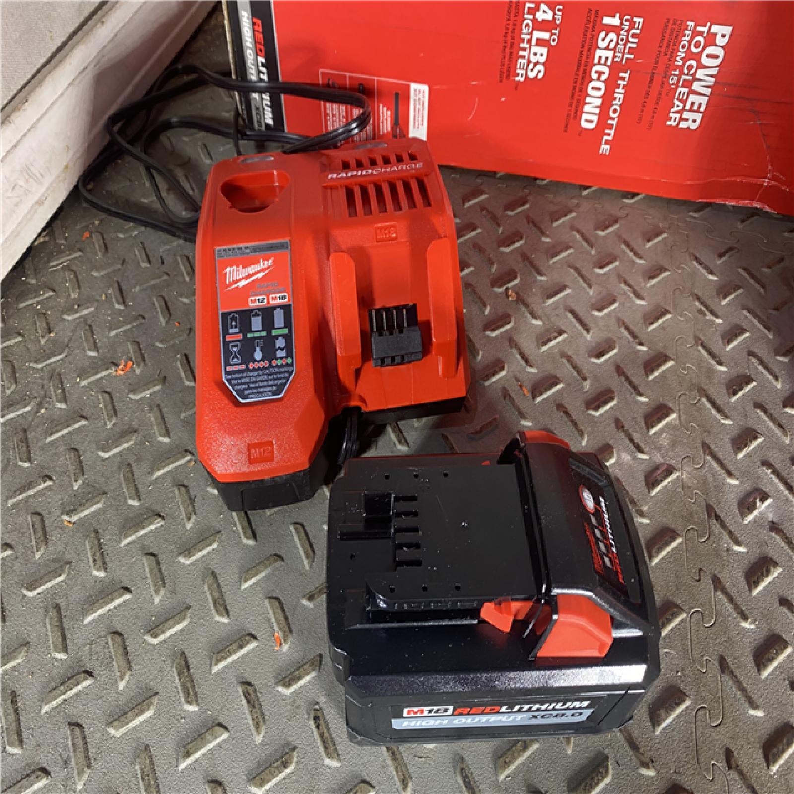 HOUSTON LOCATION - AS-IS M18 FUEL 120 MPH 450 CFM 18V Lithium-Ion Brushless Cordless Handheld Blower Kit with 8.0 Ah Battery, Rapid Charger