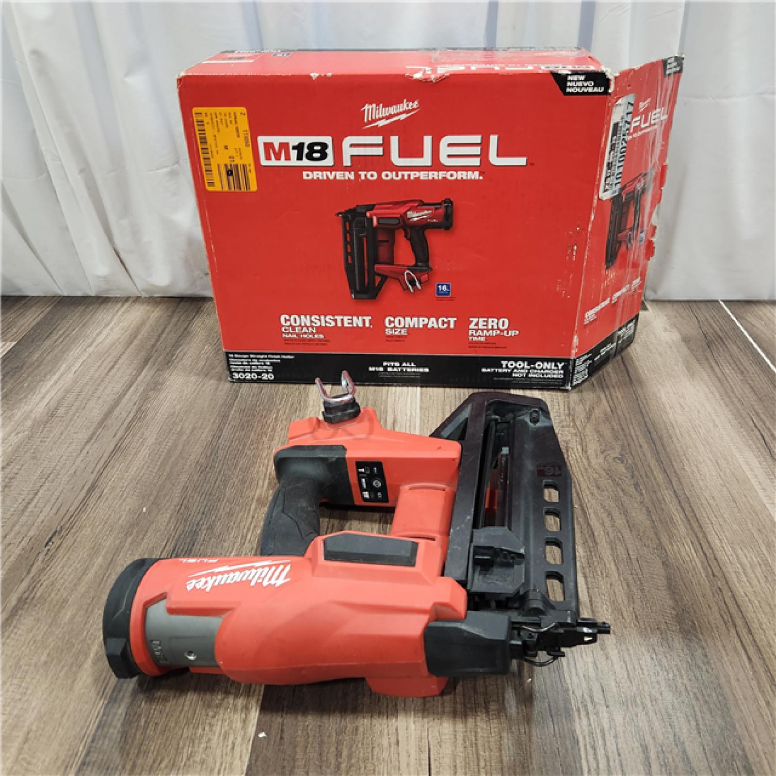 AS IS Milwaukee Tool Cordless Finish Nail Gun 18 V 3020-20