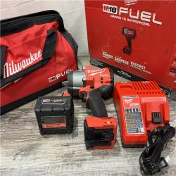 AS-IS Milwaukee M18 1/2 in. Cordless Brushless High Torque Impact Wrench Kit (Battery & Charger)