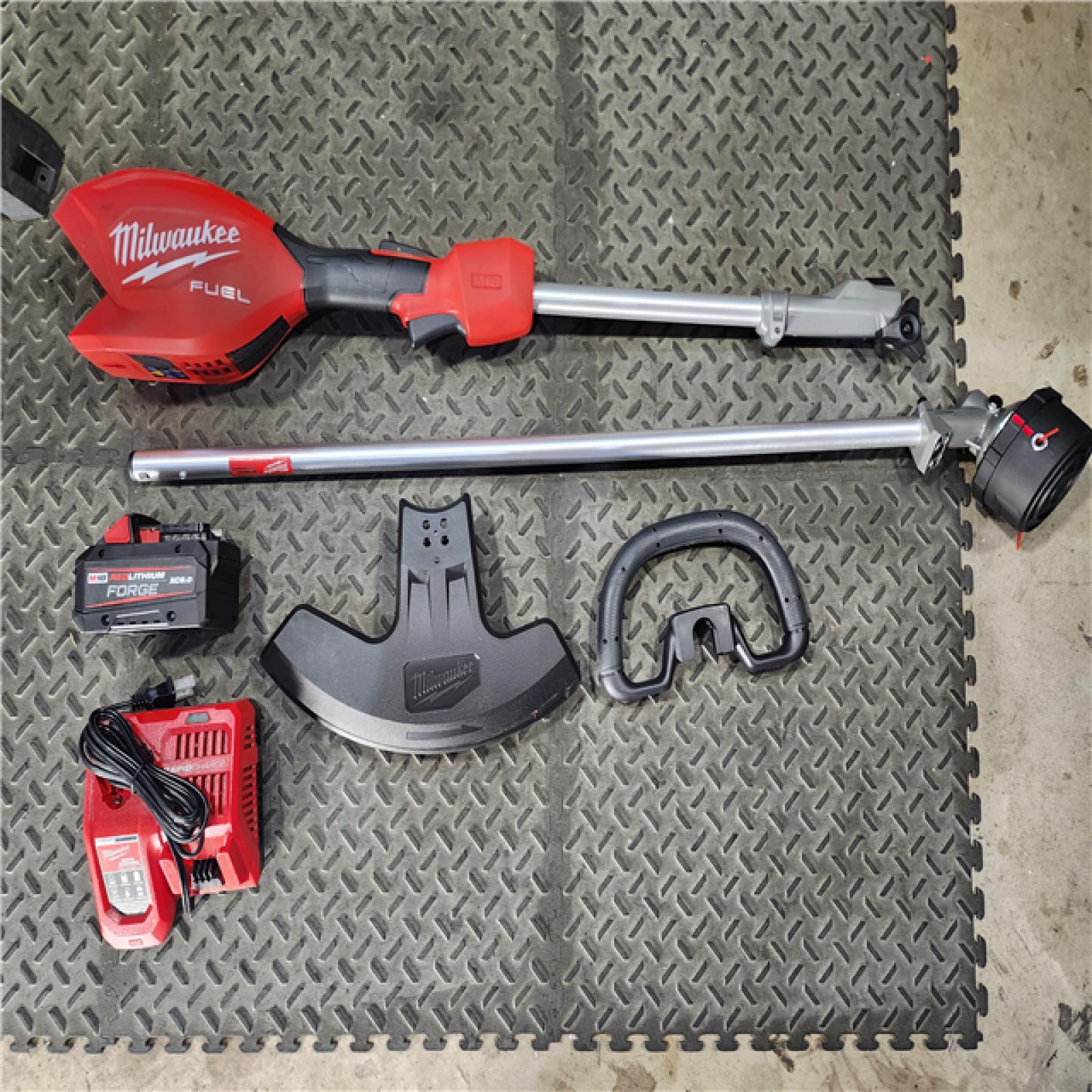 HOUSTON LOCATION - AS-IS MILWAUKEE 16 Cordless String Trimmer Kit,Brushless