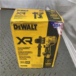 Houston location AS-IS DEWALT 20V MAX XR Cordless Brushless 3-Speed 1/2 in. Hammer Drill (Tool Only)