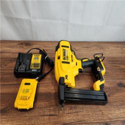 AS-IS DEWALT 20V MAX XR Brushless Cordless 18-Gauge Narrow Crown Stapler Kit