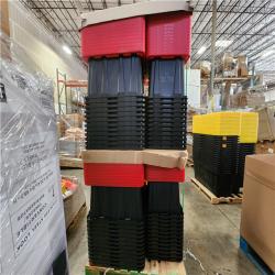 Phoenix Location HDX 27 Gal. Tough Storage Tote in Black and Red (70 Tubs)