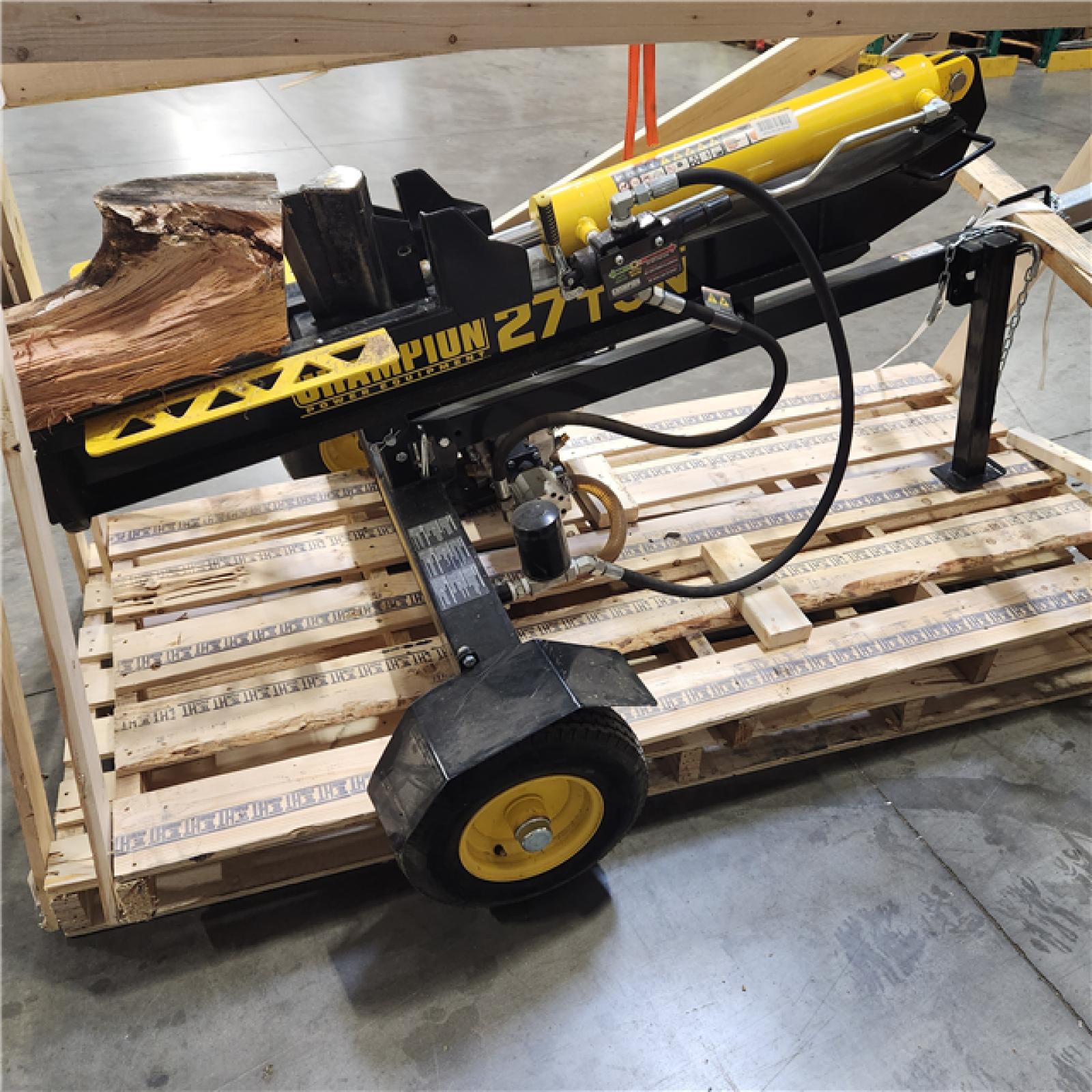 Dallas Location - As-Is Champion Power Equipment 27-Ton Gas Log Splitter