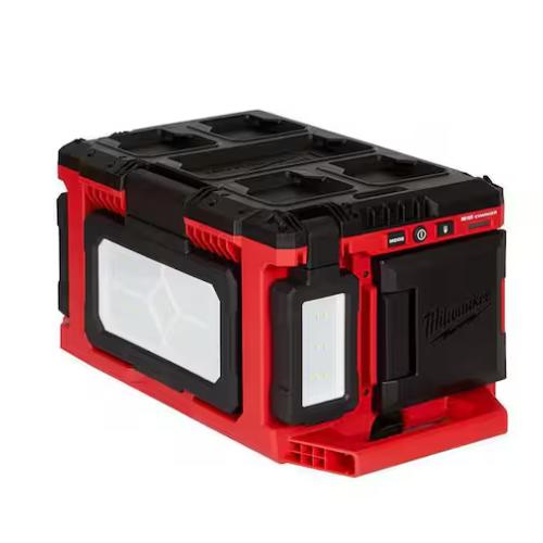 NEW! - Milwaukee M18 18-Volt Lithium-Ion Cordless PACKOUT 3000 Lumens LED Light with Built-In Charger