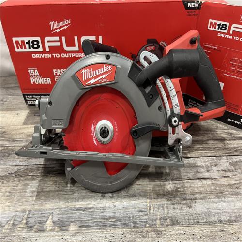 AS-IS Milwaukee 2830-20 Rear Handle Circular Saw M18 FUEL 7-1/4  Cordless Brushless Tool Only