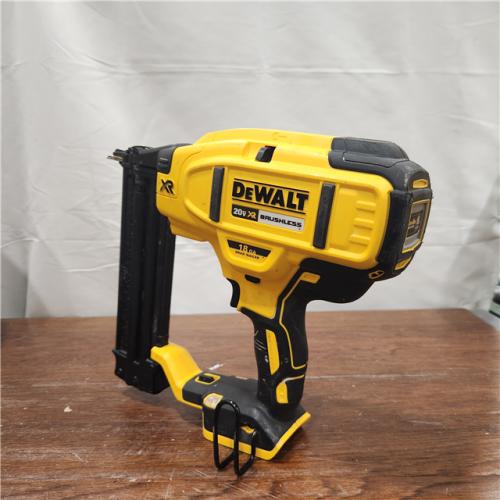 AS-IS DeWalt 20V MAX XR Lithium-Ion Electric Cordless 18-Gauge Brad Nailer (Tool Only)